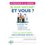 UNPS – Communiqué de presse – Affiche UNPS – Vaccination antigrippale