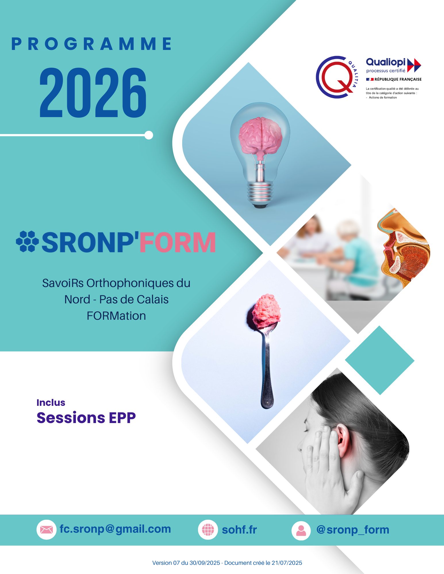 [SRONP’FORM] Catalogue de formations 2026